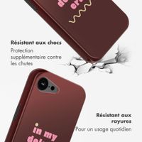 Selencia Coque arrière Vivid avec MagSafe Apple iPhone 16e - Delulu