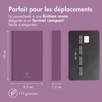 imoshion Ultra Series Batterie externe 10.000 mAh - Bordeaux