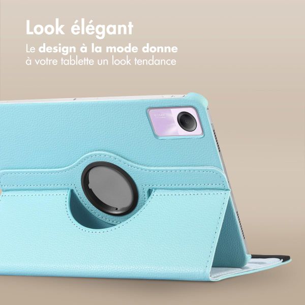 imoshion Coque tablette rotatif à 360° Xiaomi Redmi Pad SE - Bleu clair