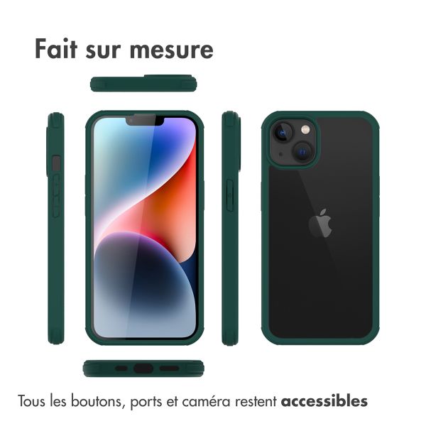 Accezz Coque de protection intégrale à 360° iPhone 14 Plus - Vert