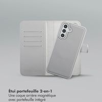 Selencia Étui portefeuille amovible Olyn avec MagSafe Samsung Galaxy A56 - Gris