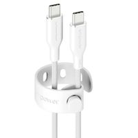 Empower by PanzerGlass Câble de recharge Racing USB-C vers USB-C - 240 W - 2 mètres - Silver White