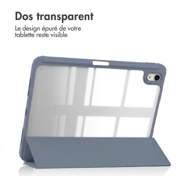 imoshion Coque tablette rigide Trifold Apple iPad 11 (2025) 11 pouces A16 / iPad 10 (2022) 10.9 pouces - Violet