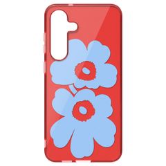 Samsung Coque Unikko Hybrid Marimekko Samsung Galaxy S25 Plus - Rouge