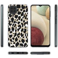 imoshion Coque Design Samsung Galaxy A12 - Léopard / Noir