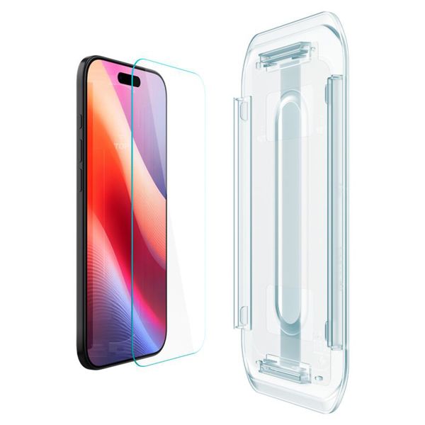 Spigen EZ Fit Glas.tR avec plateau d'installation - 1 pack Apple iPhone Air