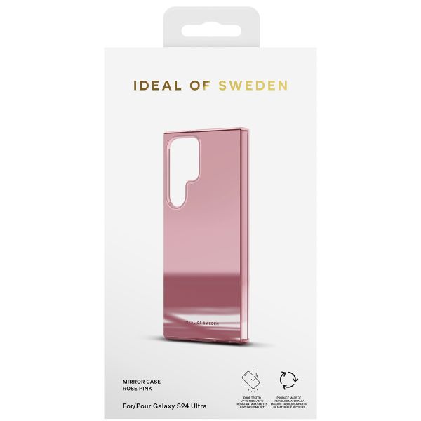 iDeal of Sweden Coque arrière Mirror Samsung Galaxy S24 Ultra - Rose Pink