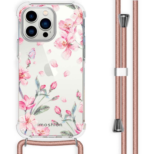 imoshion Coque Design avec cordon iPhone 14 Pro - Blossom Watercolor