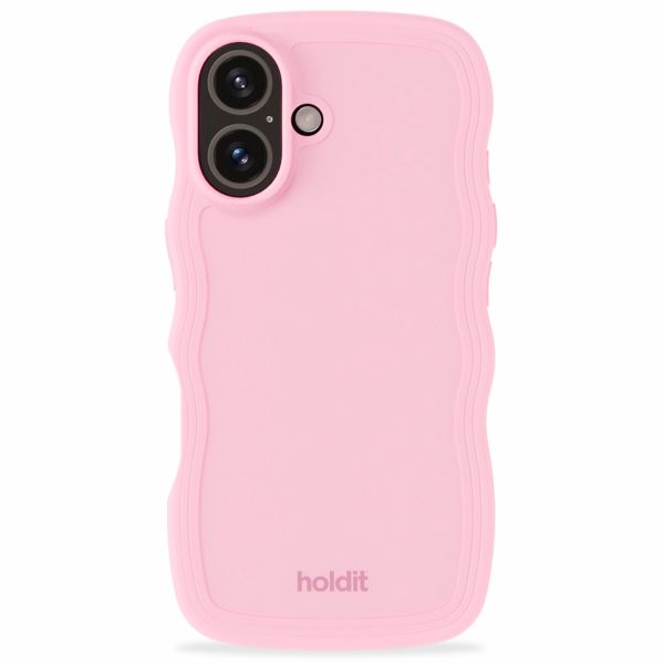 Holdit Coque Wavy iPhone 16 - Pink