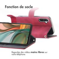 imoshion Etui de téléphone portefeuille avec cordon Samsung Galaxy A36 - Rouge