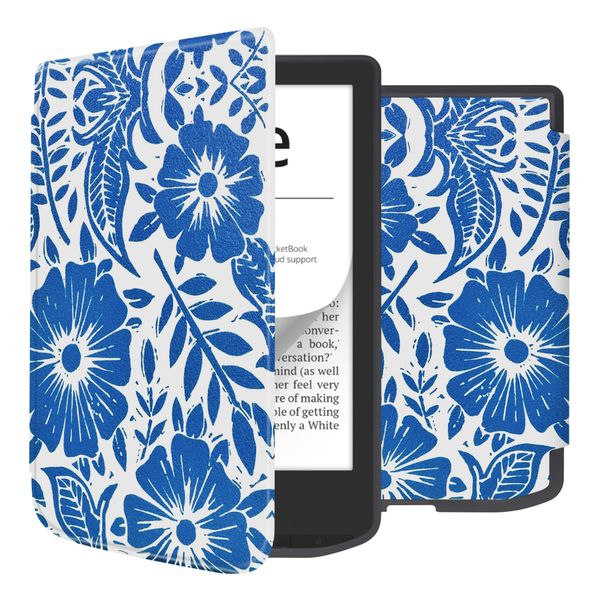 imoshion Design Slim Soft Sleepcover Pocketbook Verse / Verse Pro / Vivlio Light / Light HD - Flower Tile