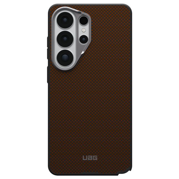 UAG Fibr Armr Coque Arrière avec Anneau Magnétique Samsung Galaxy S26 Ultra - Orange / Charcoal