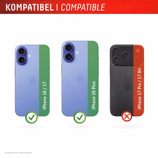 Displex CamGlass All-In-One Protection d'objectif de caméra Apple iPhone 16 / 16 Plus / 17