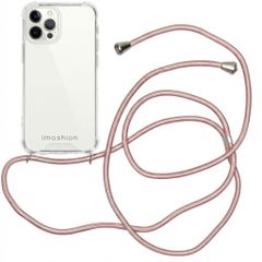 imoshion Coque avec dragonne Apple iPhone 12 Pro Max - Rose Doré