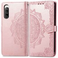 imoshion Etui de téléphone portefeuille Mandala Sony Xperia 10 IV - Rose Dorée