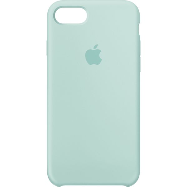 Apple Coque en silicone iPhone SE (2022 / 2020) / 8 / 7 - Marine Green