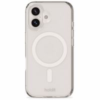 Holdit Coque MagSafe Apple iPhone 16 Plus - Transparent / White