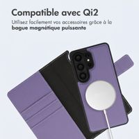 imoshion Étui portefeuille luxe 2-en-1 amovible Samsung Galaxy S26 Ultra - Violet