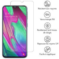 Accezz Protection d'écran en verre trempé Samsung Galaxy A40