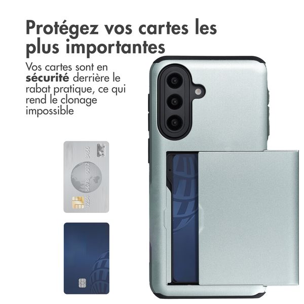 imoshion Coque arrière avec porte-cartes Samsung Galaxy A57 (5G) - Vert