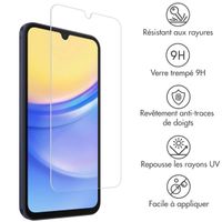 Accezz Protection d'écran en verre trempé 2-pack Samsung Galaxy A15 (5G/4G)