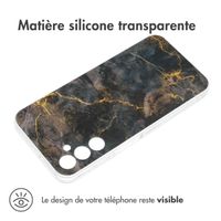 imoshion Coque Design Samsung Galaxy A25 (5G) - Black Marble