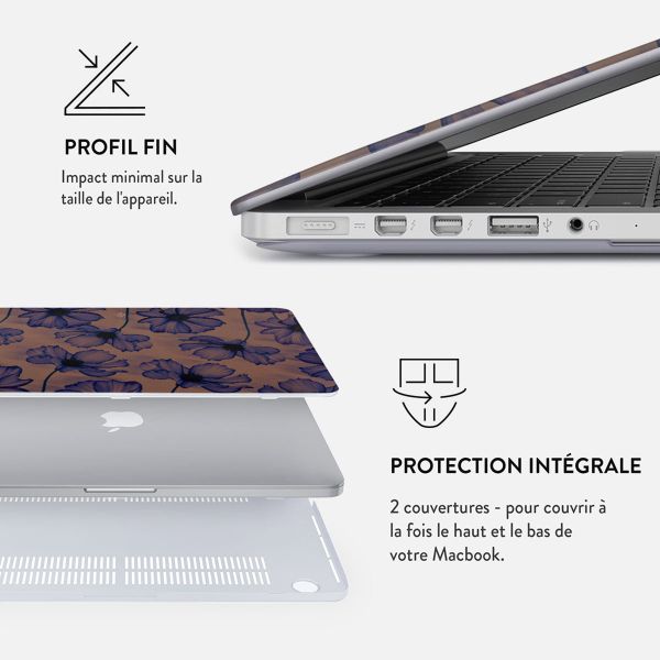 Burga Coque Rigide pour Apple MacBook Pro 16 pouces (2021) / Pro 16 pouces (2023) M3 chip - Velvet Night
