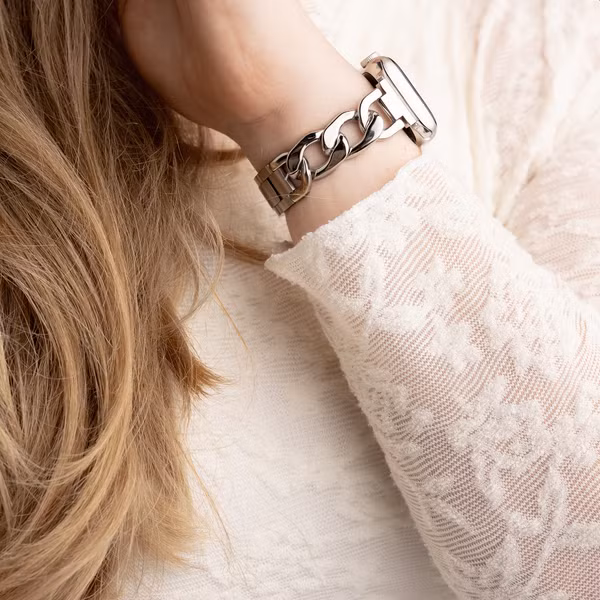 Selencia Bracelet Chain Apple Watch | 38/40/41/42 mm - Argent