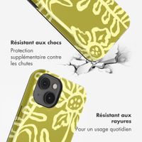 Selencia Coque arrière Vivid Apple iPhone 14 - Chalky Bloom
