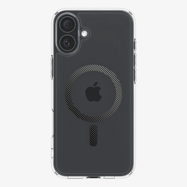 Spigen Coque Ultra Hybrid MagSafe Apple iPhone 16 - Carbon Fiber