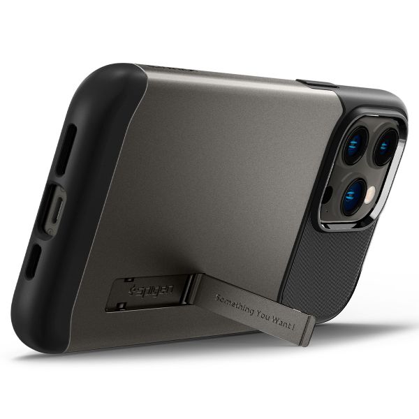 Spigen Slim Armor Backcover iPhone 14 Pro - Gunmetal