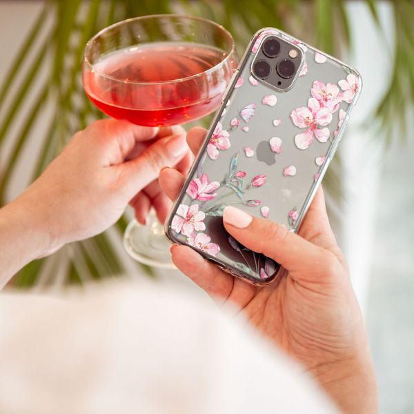 imoshion Coque Design Apple iPhone 13 Mini - Fleur - Rose