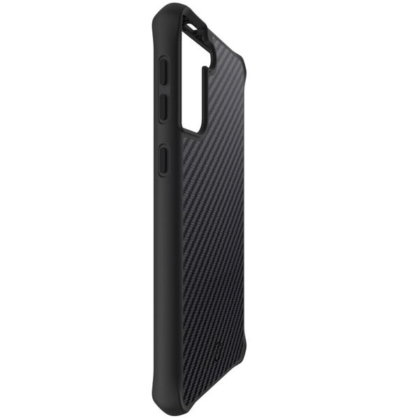 Itskins Coque Hybrid Carbon Samsung Galaxy S21 - Noir