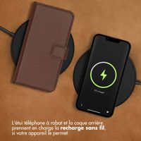 Accezz Premium Leather 2 in 1 Wallet Bookcase Samsung Galaxy A35 - Marron