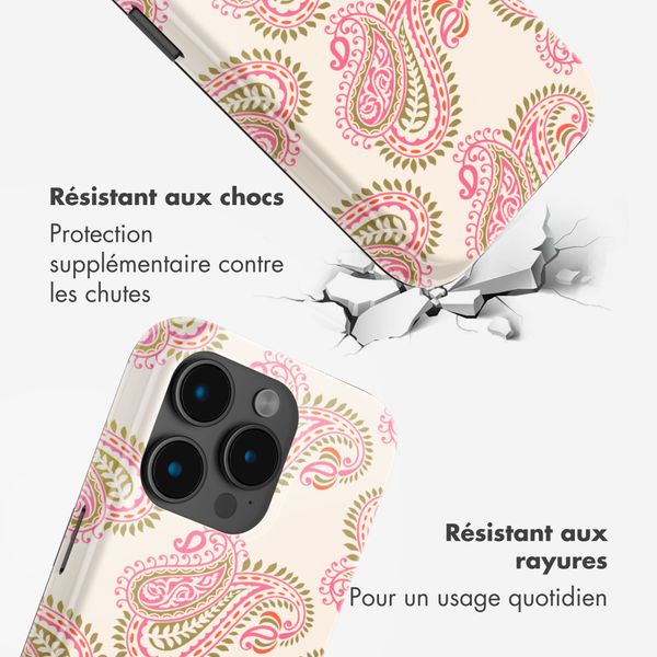Selencia Coque arrière Vivid Apple iPhone 15 Pro - Paisley Blush