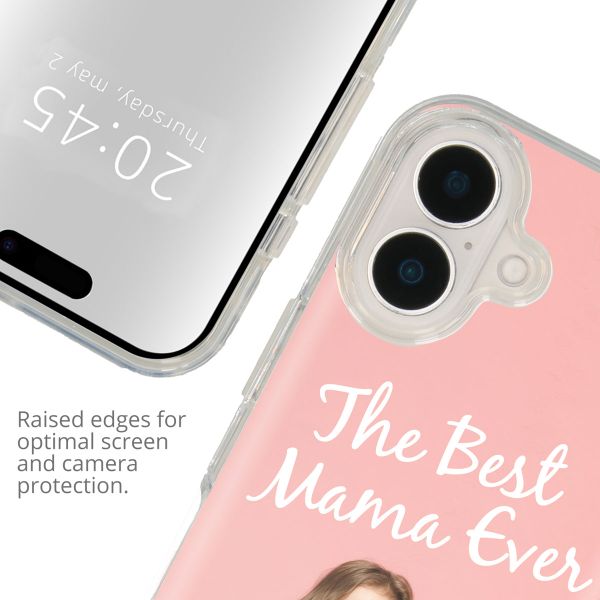 Concevez votre propre coque transparente Apple iPhone 16 - Transparent