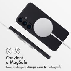 imoshion Coque Couleur avec MagSafe Samsung Galaxy S25 Plus - Noir