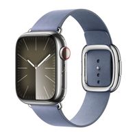 Apple Modern Buckle FineWoven Apple Watch Series 1 á 9 / SE (38/40/41 mm) | Series 10 (42 mm) - Taille L - Lavender Blue