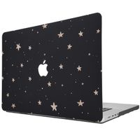 imoshion Coque Design Laptop MacBook Pro 14 pouces (2021 / 2023 M3 chip / 2024 M4 chip) -  A2442 / A2779 / A2918 / A3112 / A3185 / A3401 - Stars Gold