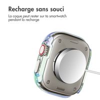 imoshion Coque rigide brillante à couverture complète pour Apple Watch Ultra / Ultra 2 - 49 mm - Pearlescent