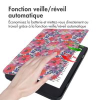 imoshion Design Slim Hard Sleepcover Kobo Nia - Flower Watercolor