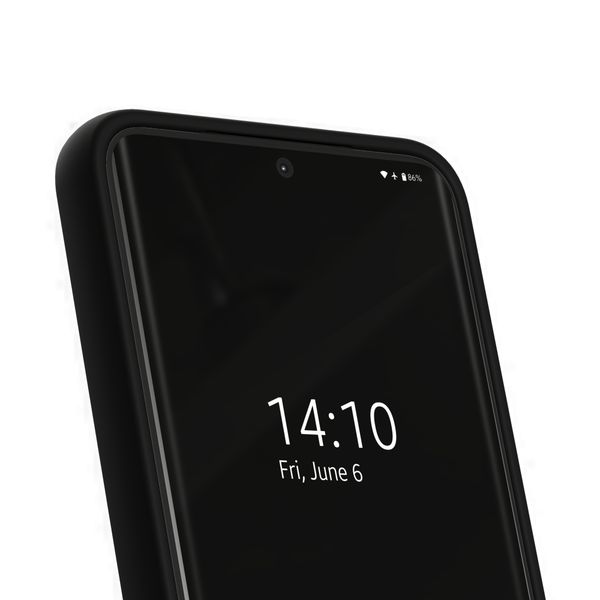 iDeal of Sweden Coque en silicone avec MagSafe Samsung Galaxy S26 Plus - Noir