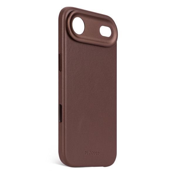 Decoded Coque en cuir MagSafe Apple iPhone Air - Chocolate Brown