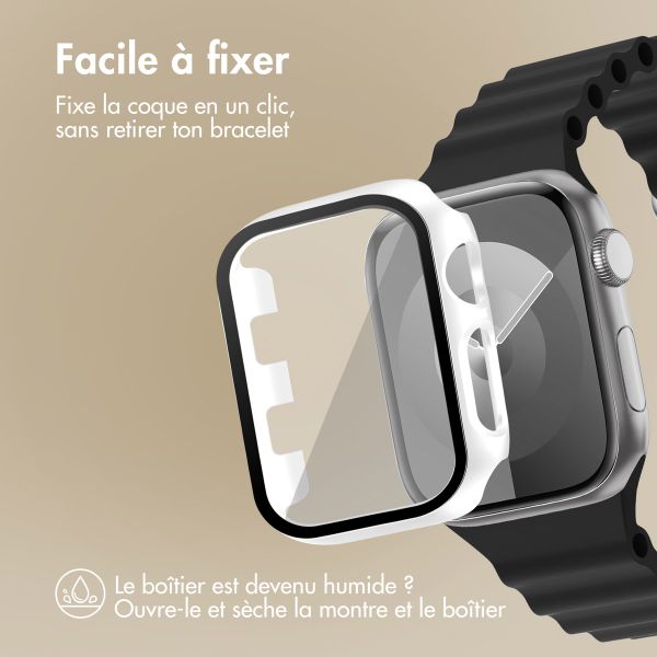 imoshion Coque rigide à couverture complète Apple Watch 1 / 2 / 3 - 38 mm - Blanc