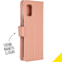 Accezz Étui de téléphone Wallet Samsung Galaxy A31 - Rose Champagne