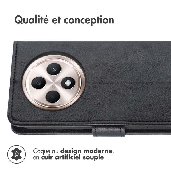 imoshion Étui de télephone portefeuille Oppo Reno 12F 5G - Noir
