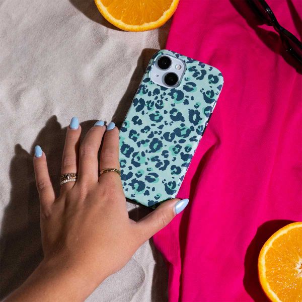 Selencia Coque arrière Vivid Apple iPhone 11 - Wild Spots Light Blue