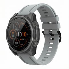 imoshion Bracelet QuickFit® Line en silicone  - Connexion Garmin 20 mm - Gris
