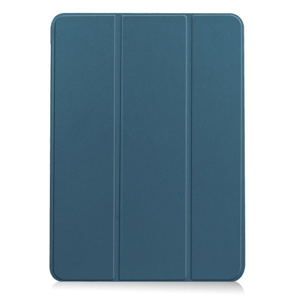 imoshion Coque tablette Trifold Apple iPad Air 11 pouces (2025) M3 / (2024) M2 / Air 5 (2022) / Air 4 (2020) - Vert foncé