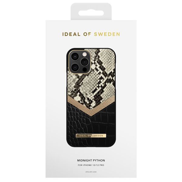 iDeal of Sweden Coque Atelier iPhone 12 (Pro) - Midnight Python